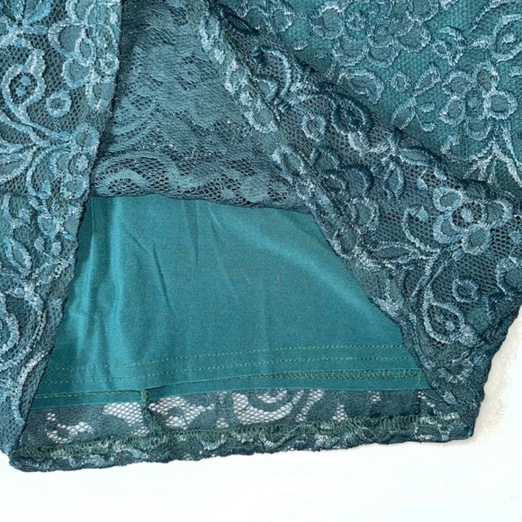 🇺🇦Lace  Cocktail dress Dark Green Exclusive - Picture 6 of 10